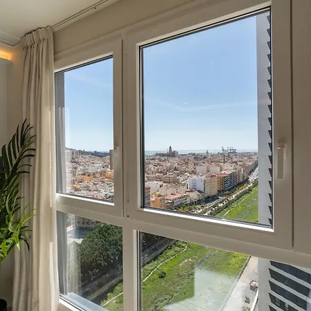 Sky View Design And Relax View With Free Parking * Malaga